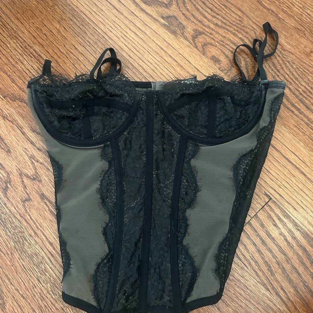 Urban outfitters black corset